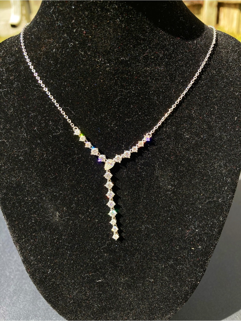 ๐โจ Womenโs Moissanite Necklace | 925 Sterling Silver โจ๐
